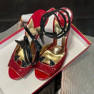 Kate Spade Convex Devil Heels Size 7